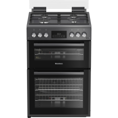 Blomberg GGRN655N  60cm Double Oven Gas Cooker with Gas Hob - Anthracite