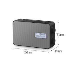 Panasonic RFD30BTEBK Splashproof DAB/FM Radio