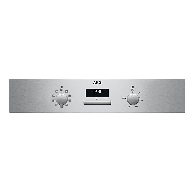 AEG BCX23101EM 59.4cm Built In Electric Single Oven - Stainless