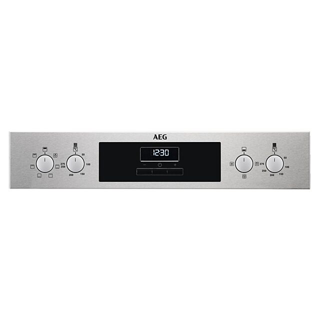 AEG DEX33111EM 59.4cm Built In Electric Double Oven - Stainless