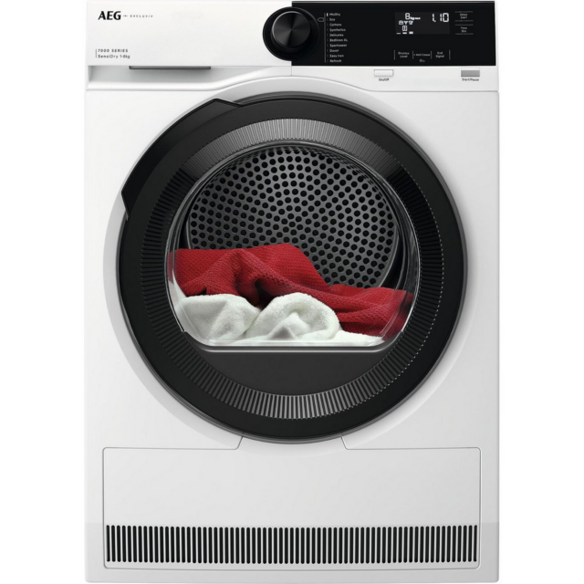 AEG TR728CT4B 8kg Heat Pump Tumble Dryer White