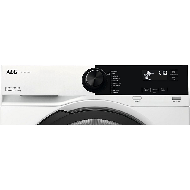 AEG TR728CT4B 8kg Heat Pump Tumble Dryer White