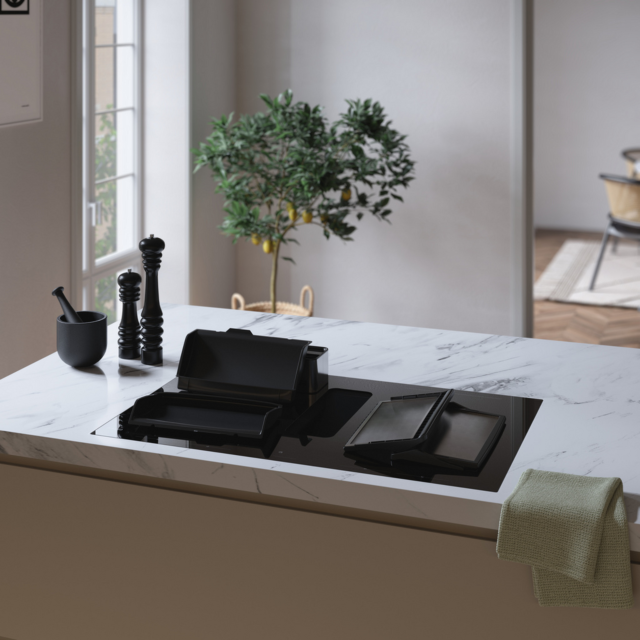 Asko HIHD854MM 90cm 4 Zone Induction Hob Black