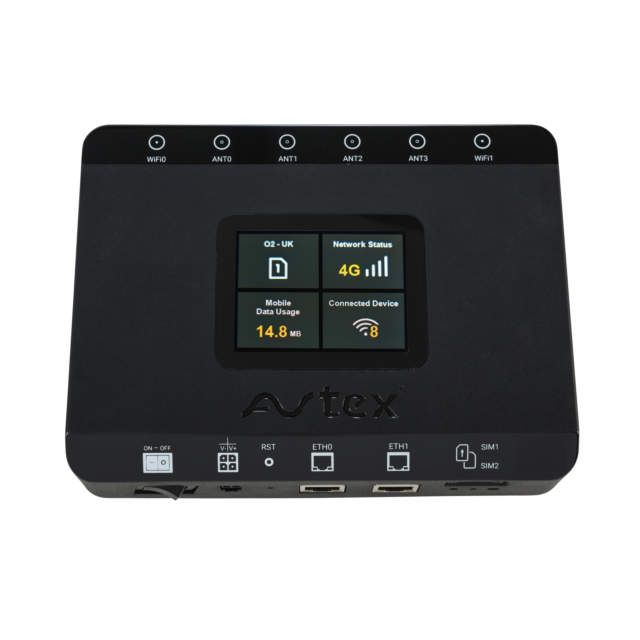 Avtex AMR104X 4G Router - Black