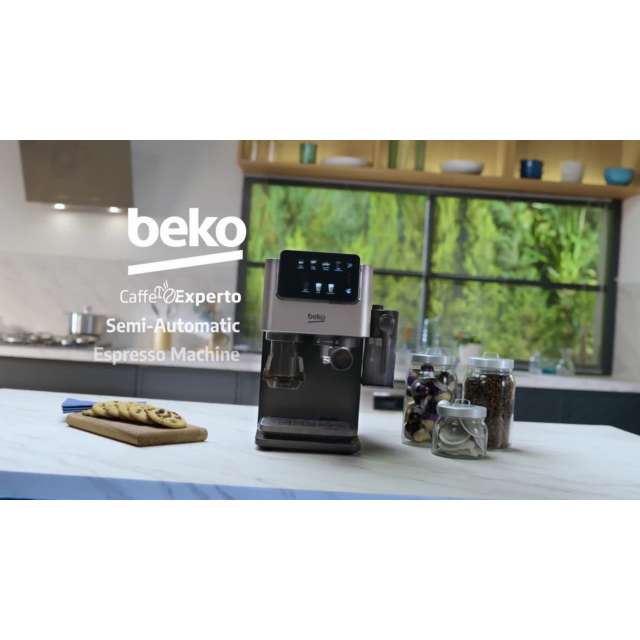 Beko CED7524X Espresso Machine with Grinder Silver