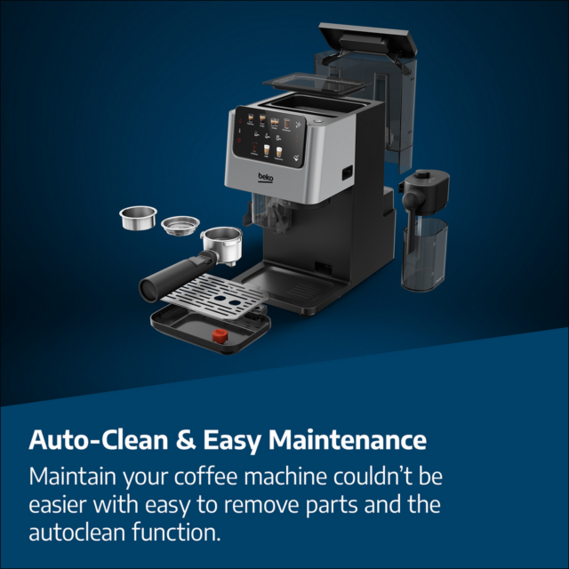 Beko CED7524X Espresso Machine with Grinder Silver