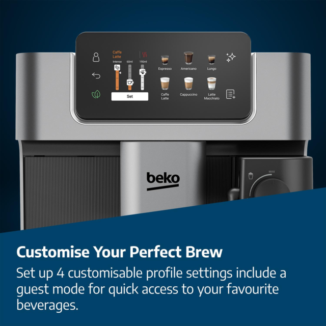 Beko CEG7348X CaffeExperto Bean to Cup Espresso Machine