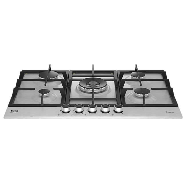 Beko HIAW75225SXE 75cm Gas Hob with Front Controls