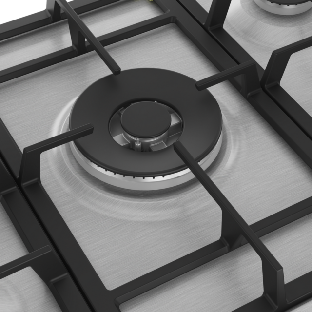 Beko HIAW75225SXE 75cm Gas Hob with Front Controls
