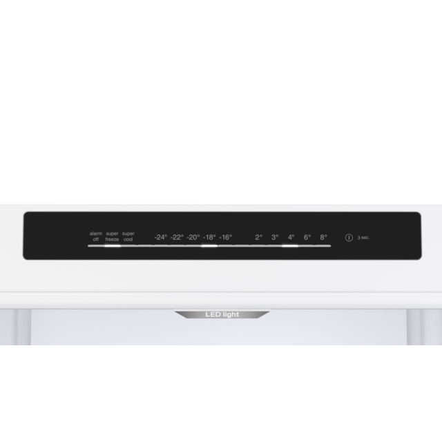 Bosch KGN392WDFG 60cm 70/30 Total No Frost Fridge Freezer - White