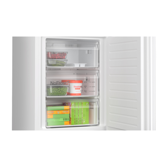 Bosch KGN392WDFG 60cm 70/30 Total No Frost Fridge Freezer - White