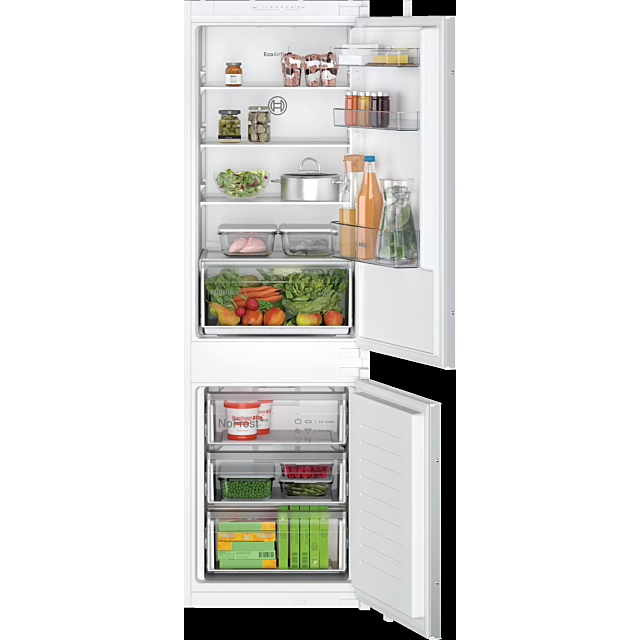 Bosch KIN86NSE0G 54.1cm 60/40 Integrated Frost Free Fridge Freezer