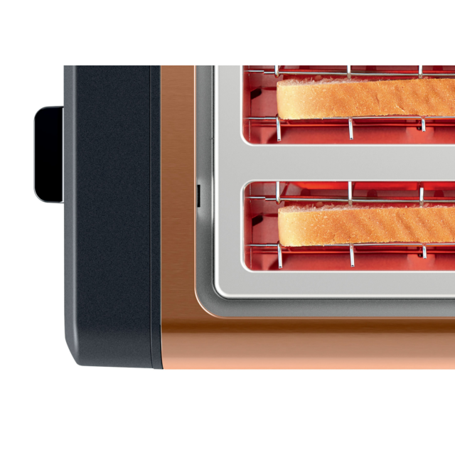 Bosch TAT4P449GB 4 Slice Toaster - Copper