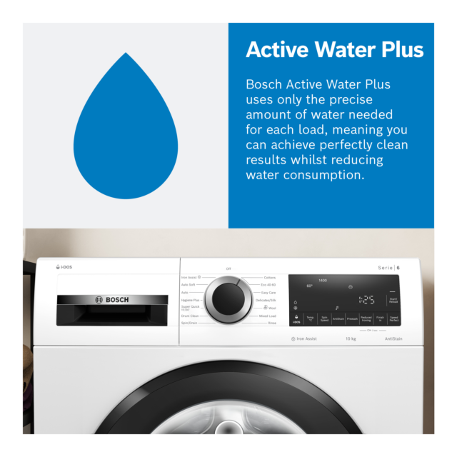 Bosch WGG254F0GB 10kg 1400 Spin Washing Machine - White - Last One - Showroom Model 