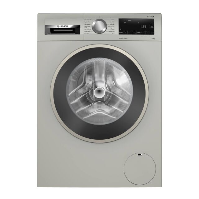 Bosch WGG254ZSGB 10kg 1400 Spin Washing Machine - Silver Inox