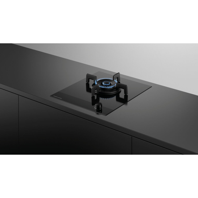 Fisher & Paykel 60cm Black Glass Gas Hob Overview