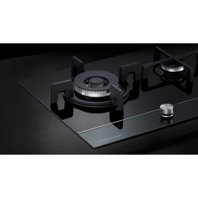 Fisher & Paykel 60cm Black Glass Gas Hob Overview