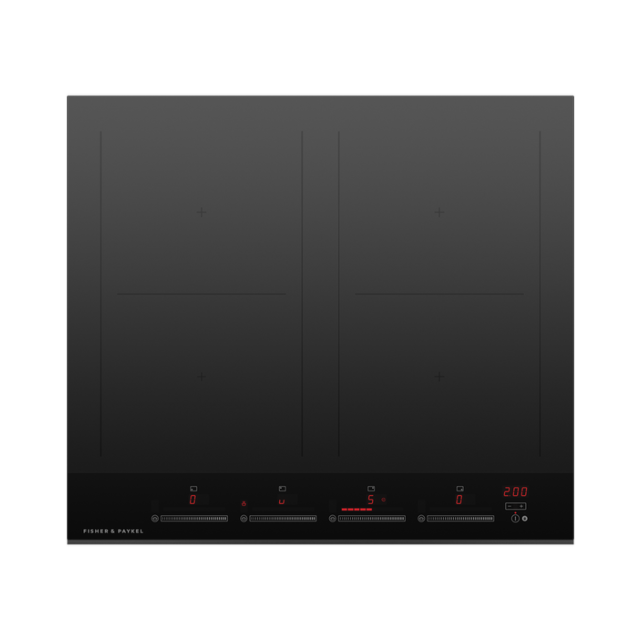 Fisher & Paykel 60cm Induction Hob in Black Glass