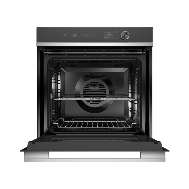 Fisher & Paykel Built-In Electric Single Oven, Black/Steel