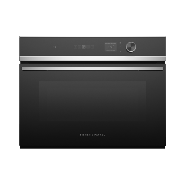 Fisher & Paykel Built In Microwave Oven in Stainless Steel