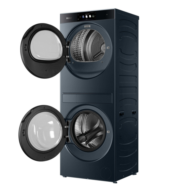 Haier CCE L02LU1-UK Washer Dryer Tower 10kg/8kg