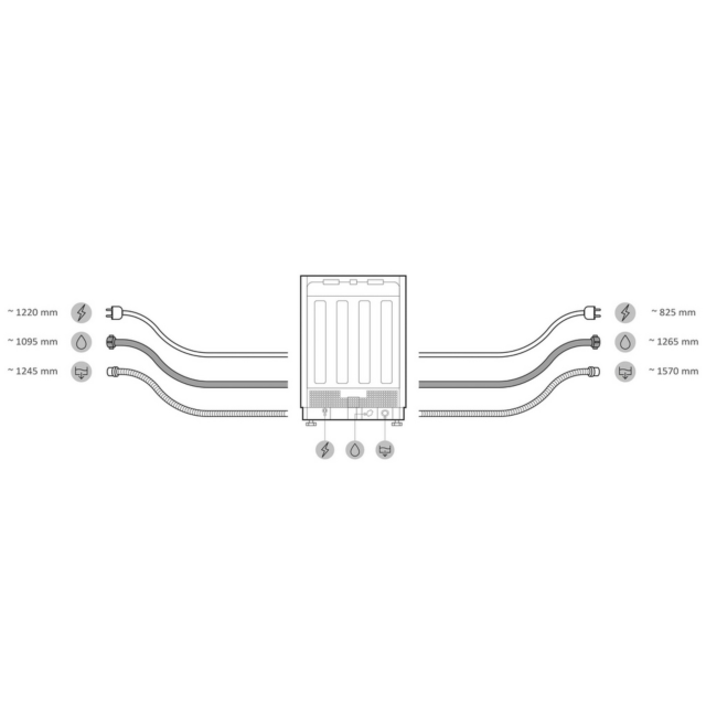 Haier XS 4A4M4BB-80 Dishwasher 14 Place Settings