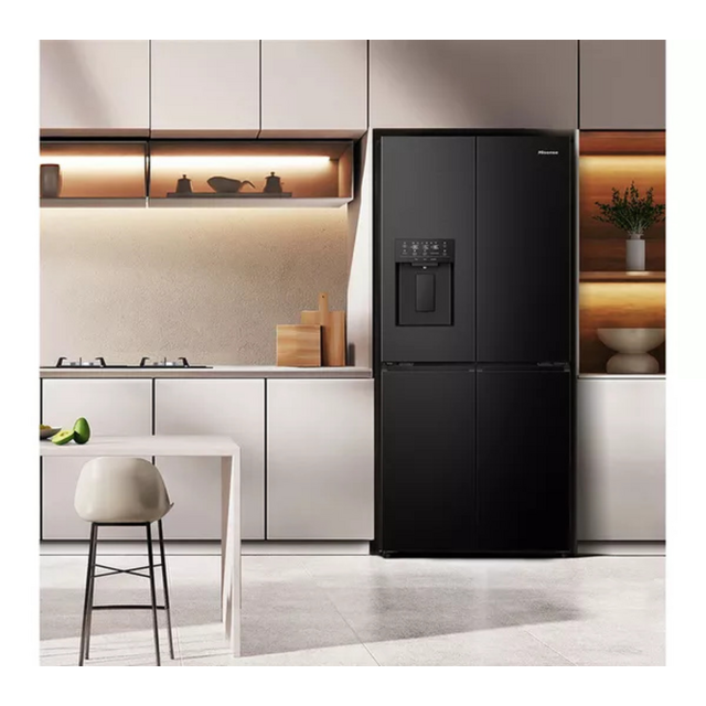 Hisense RQ5P470SYFD Total No Frost Fridge Freezer Black