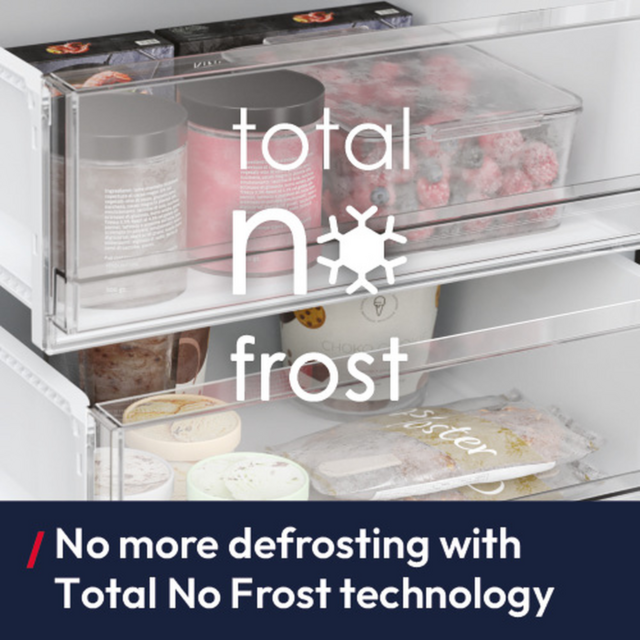 Hoover HONCQ3T518ENTK Total No Frost Fridge Freezer Black