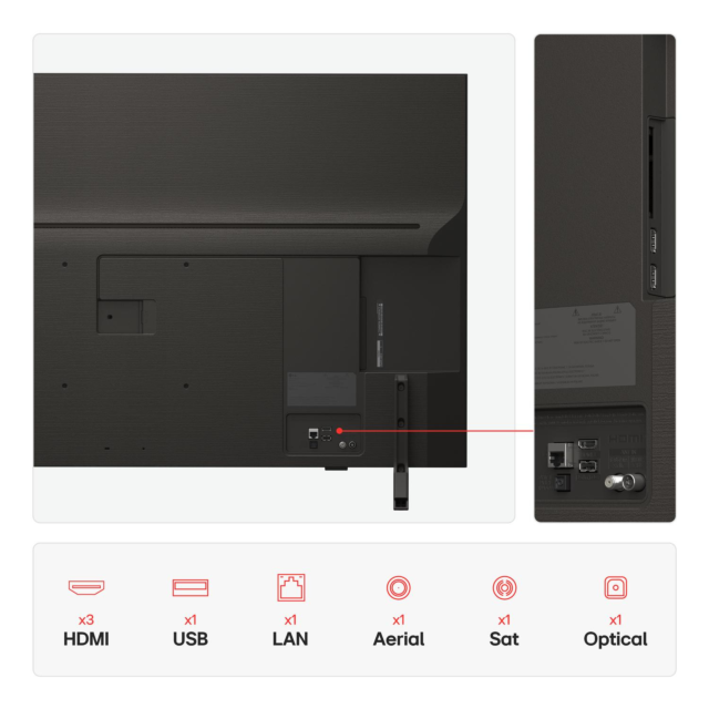 LG 43QNED84A6C.AEK 43inch 4K Ultra HD QNED Smart TV