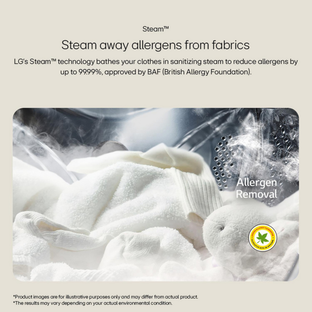 LG FWY706WWTN1 Washer Dryer - 10kg/6kg Capacity