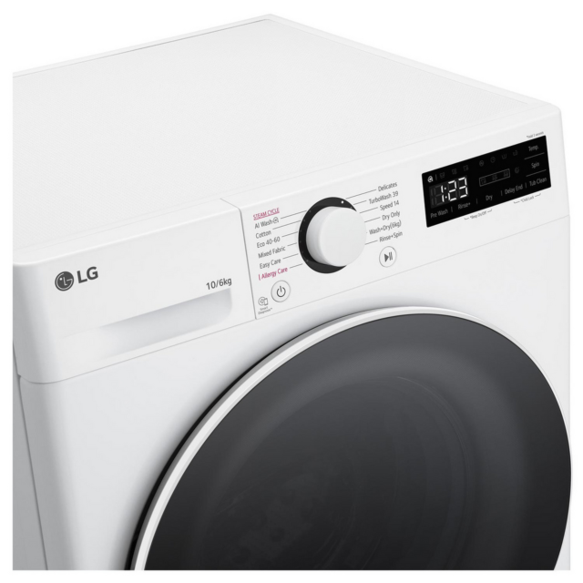 LG FWY706WWTN1 Washer Dryer - 10kg/6kg Capacity