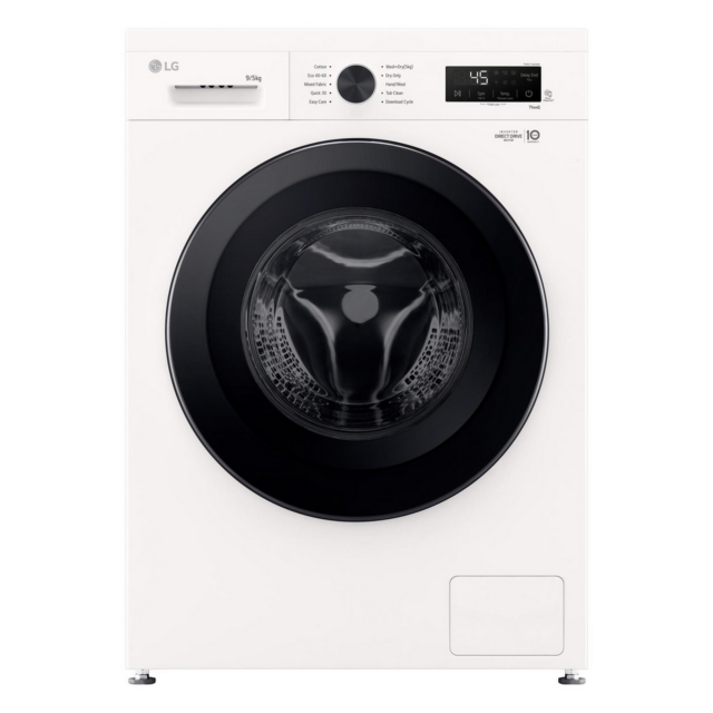 LG W4X1095NWK 9kg/5kg 1400 Spin Washer Dryer - White
