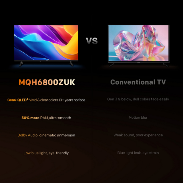 Metz 40MQH6800ZUK 40inch HD QLED TV with Freely Power