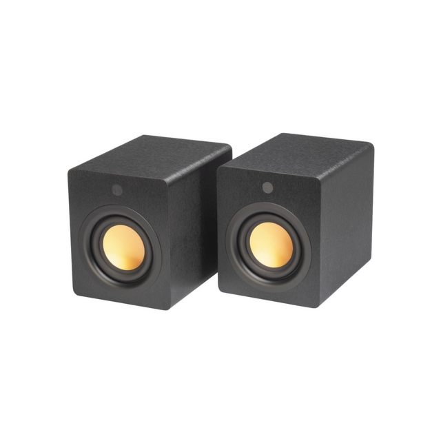 Mitchell Acoustics USTREAM CUBE Active stereo wireless Speakers - Black