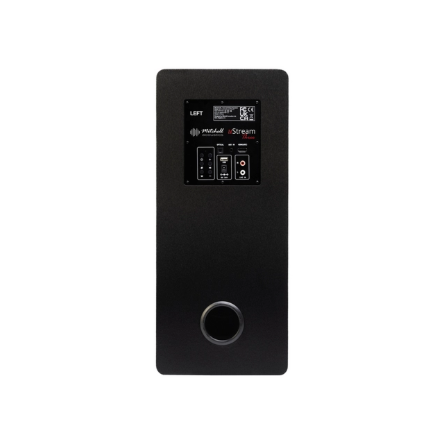 Mitchell Acoustics USTREAM THREE Active stereo wireless Speakers - Black