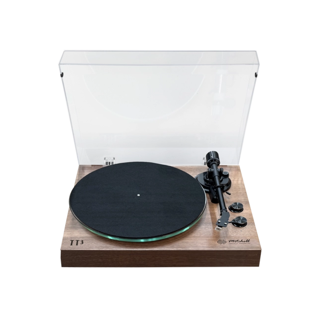 Mitchell Acoustics USTREAM TT3(W) UStream TT3 Bluetooth Vinyl Turntable - Walnut