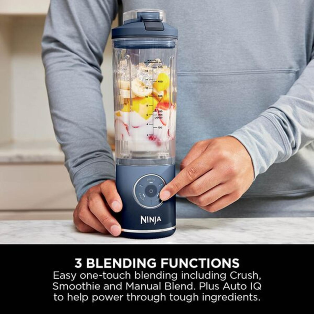 Ninja BC251UKNV Compact Portable Rechargeable Blender - Navy