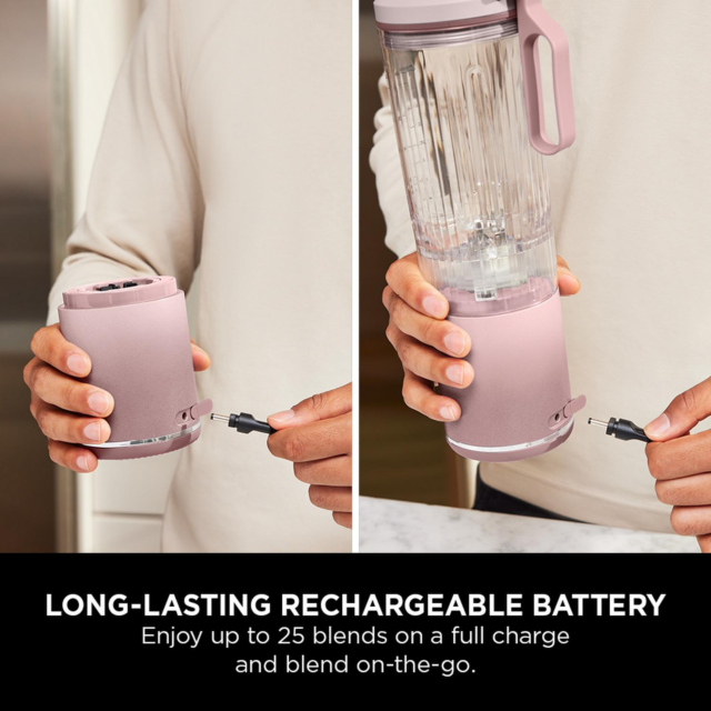 Ninja BC251UKPK Blast Max Portable Blender Dusty Pink