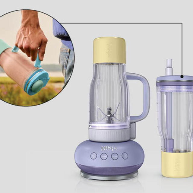 Ninja DB351UKBL BlendBoss Tumbler Blender Blue Raspberry