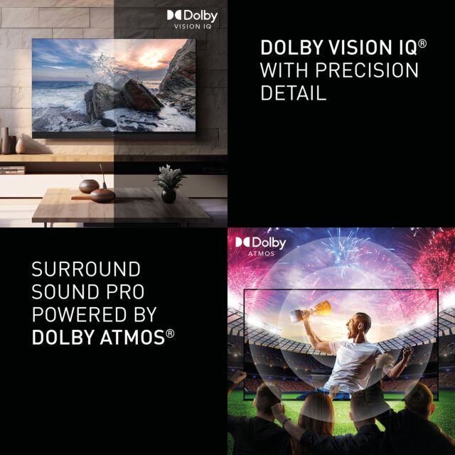 Panasonic TV-55W85BEYC 4K 120Hz QLED TV and Fire TV built in