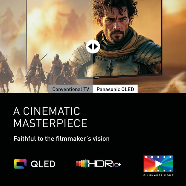 Panasonic TV-55W85BEYC 4K 120Hz QLED TV and Fire TV built in