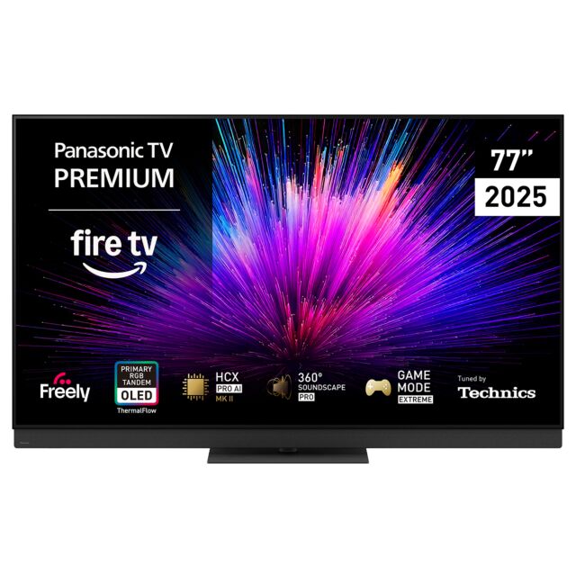Panasonic TV-77Z95BEB 77 Inch Primary RGB Tandem OLED TV Tuned By Technics
