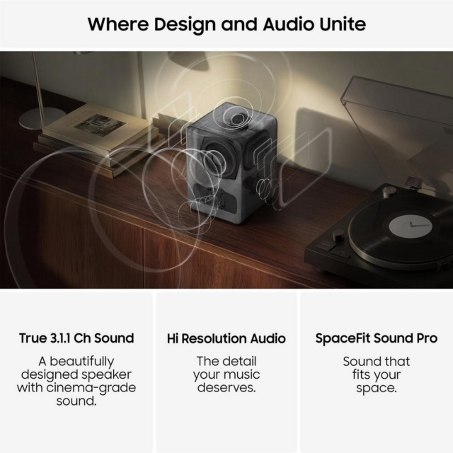 Samsung HW-LS70H/XU Multi-Directional Speaker 3.1.1ch Sound