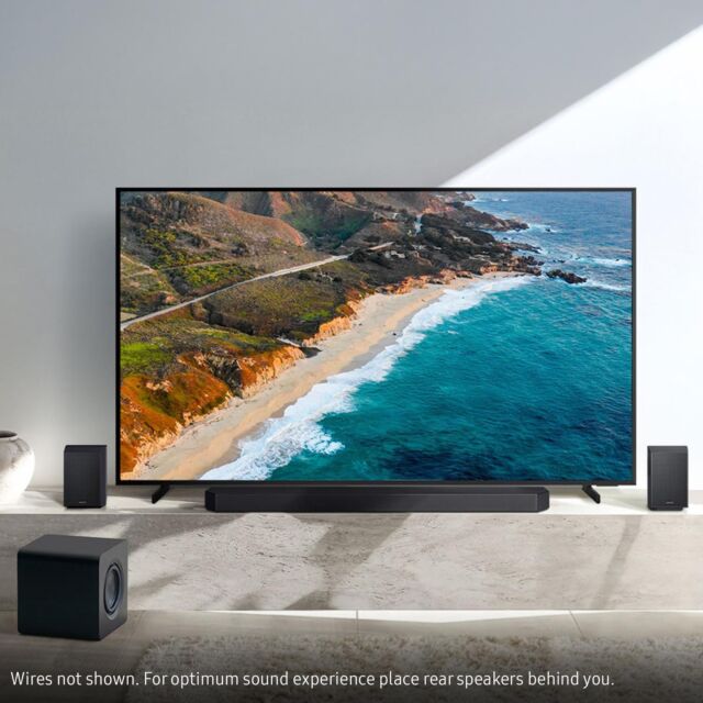 Samsung HW-Q930F/XU 9.1.4ch Q-Series Soundbar with Subwoofer & Rear Speakers - Titan Black