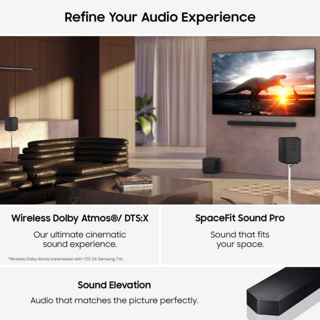 Samsung HW-Q990H/XU 11.1.4ch Soundbar with Subwoofer
