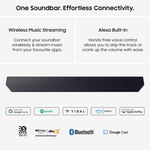 Samsung HW-Q990H/XU 11.1.4ch Soundbar with Subwoofer
