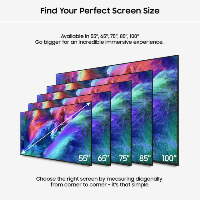 Samsung MRE85R85HAUXXU 85inch 4K Micro RGB Vision AI TV