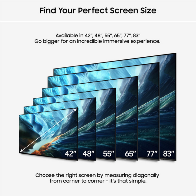 Samsung QE77S90HATXXU 77-inch OLED AI Smart TV