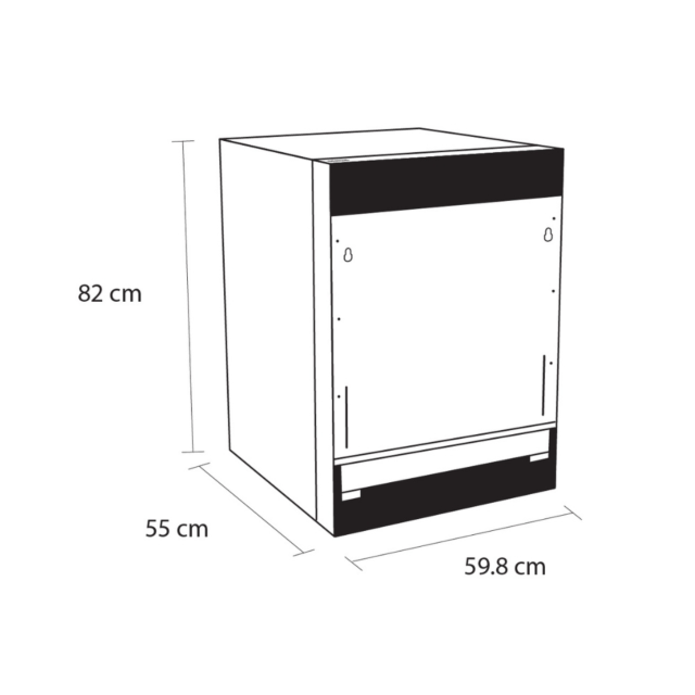 Sensis DWBI0213FSDWA Integrated Dishwasher 13 Settings