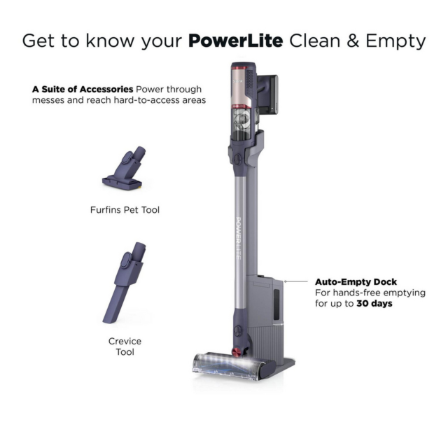 Shark BU3621UKT Cordless Stick Vacuum Cleaner Glacier Blue